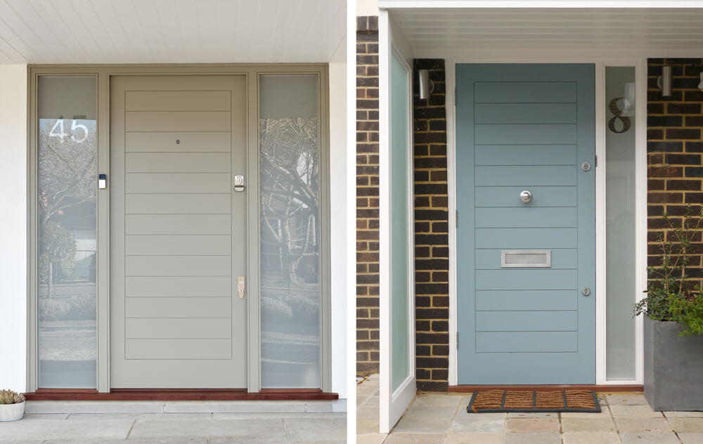 contemporary front doors