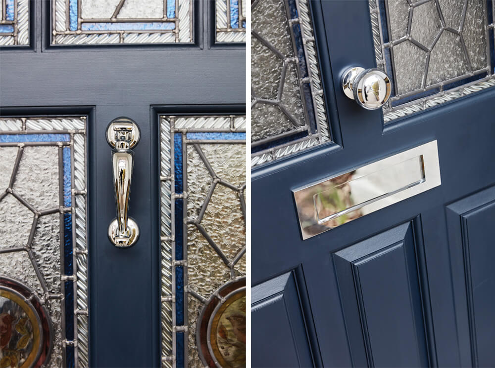 Blue Victorian Door