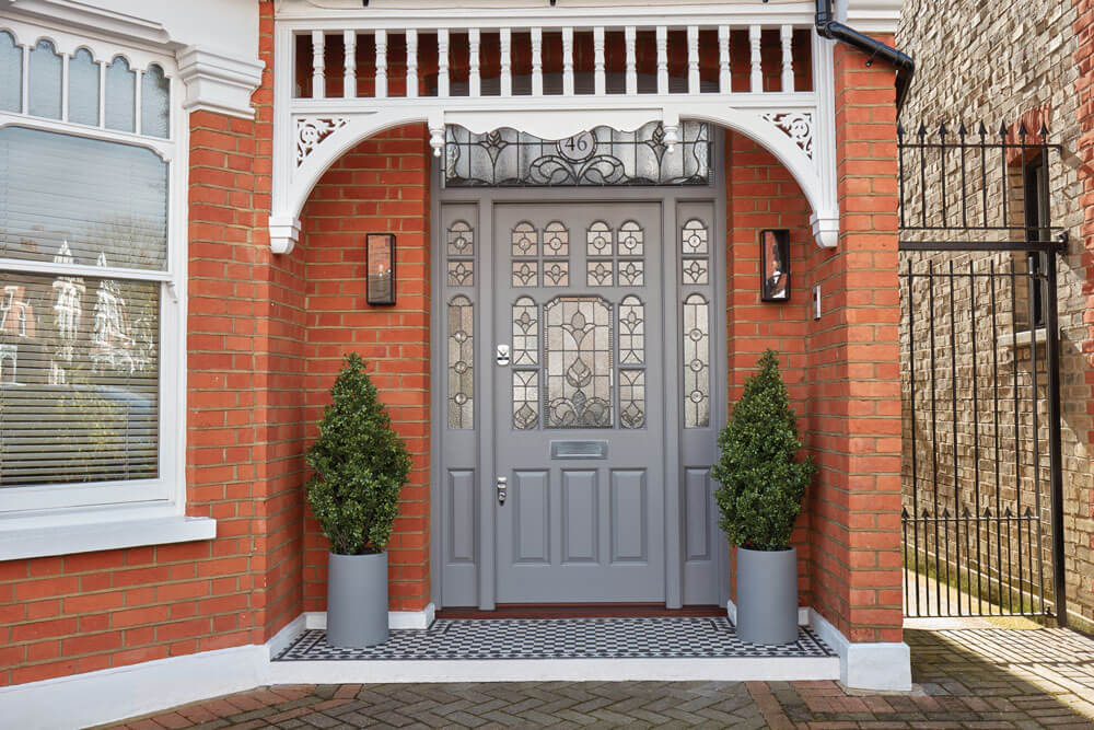 victorian leadlight door