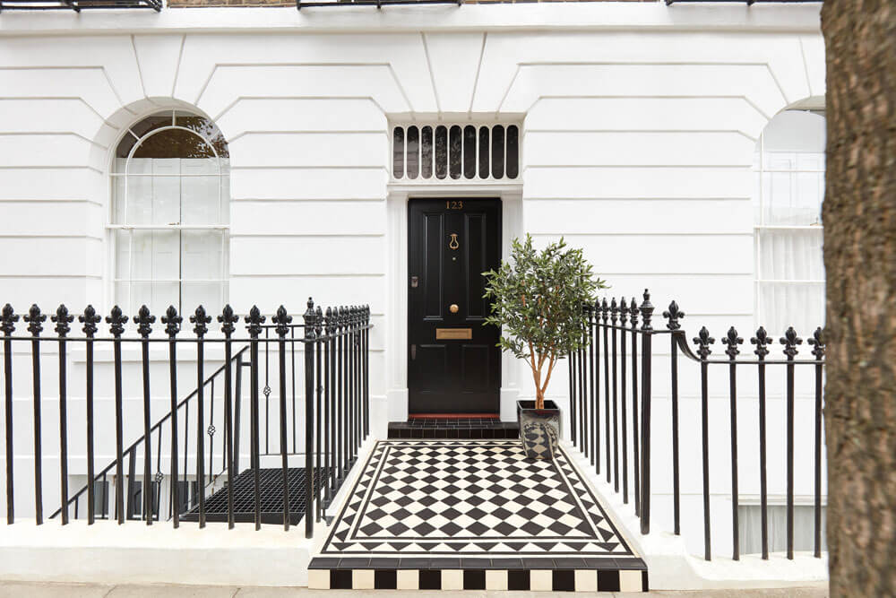 Black Georgian Front Door