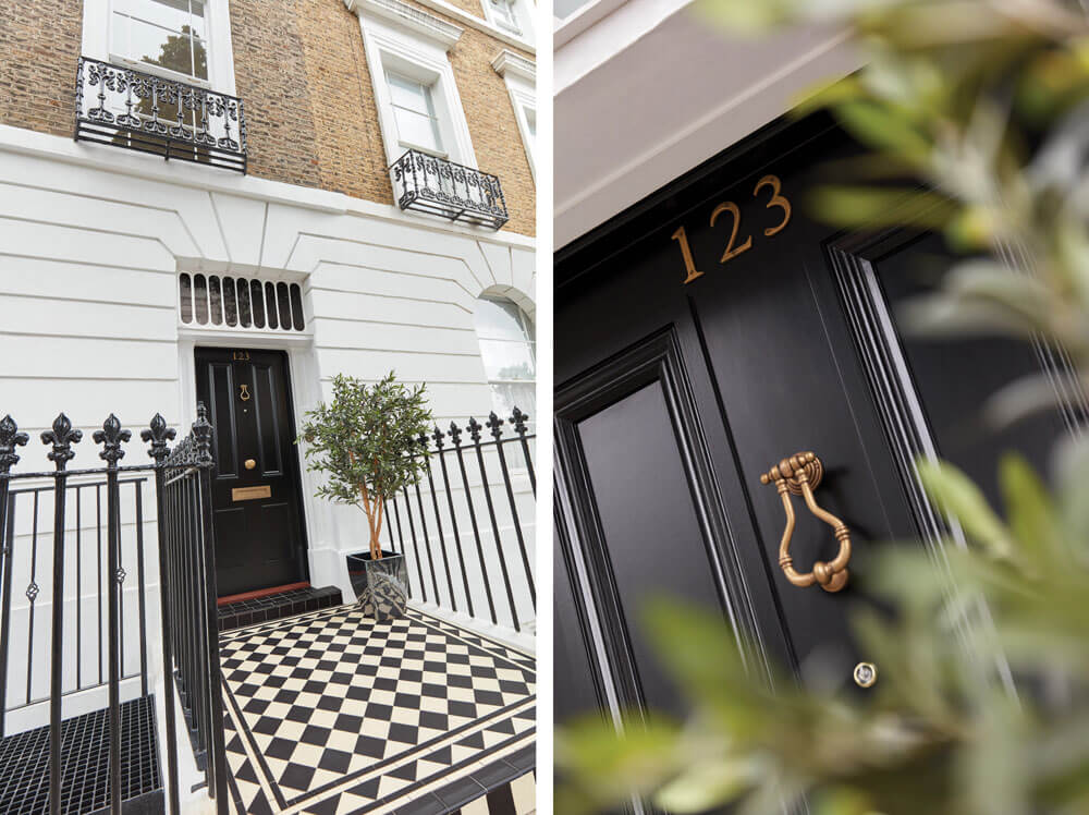 Black Georgian Front Door