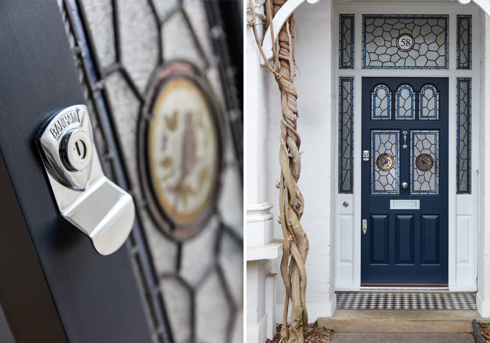 Blue Victorian Door